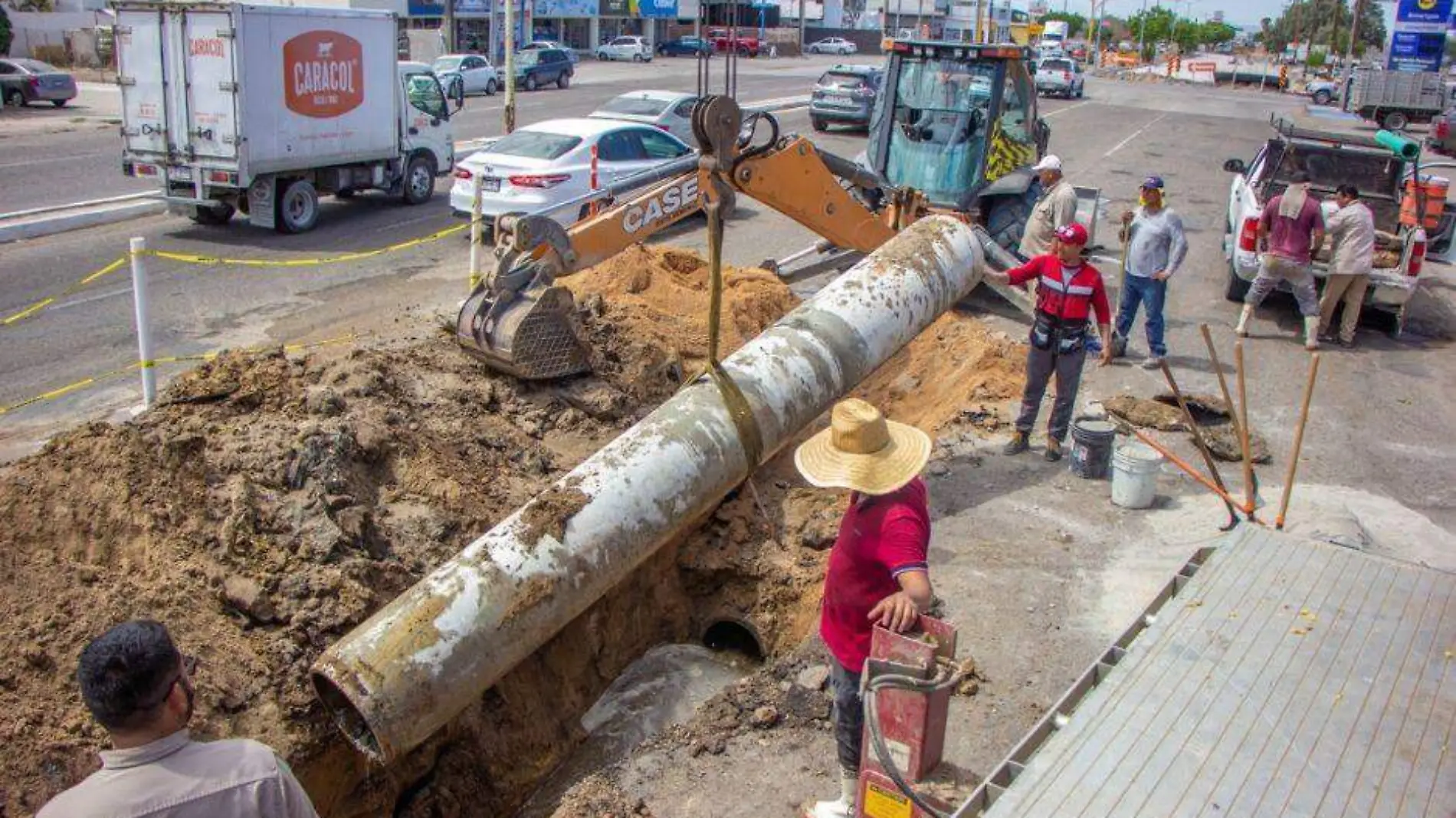 Desperdicio de agua La Paz